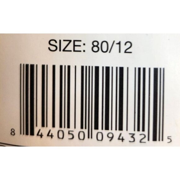 Floriani Chrome By Schmetz 5 Microtex Needles Size 80/12 Sewing & Quilting Suppl - Picture 3 of 5